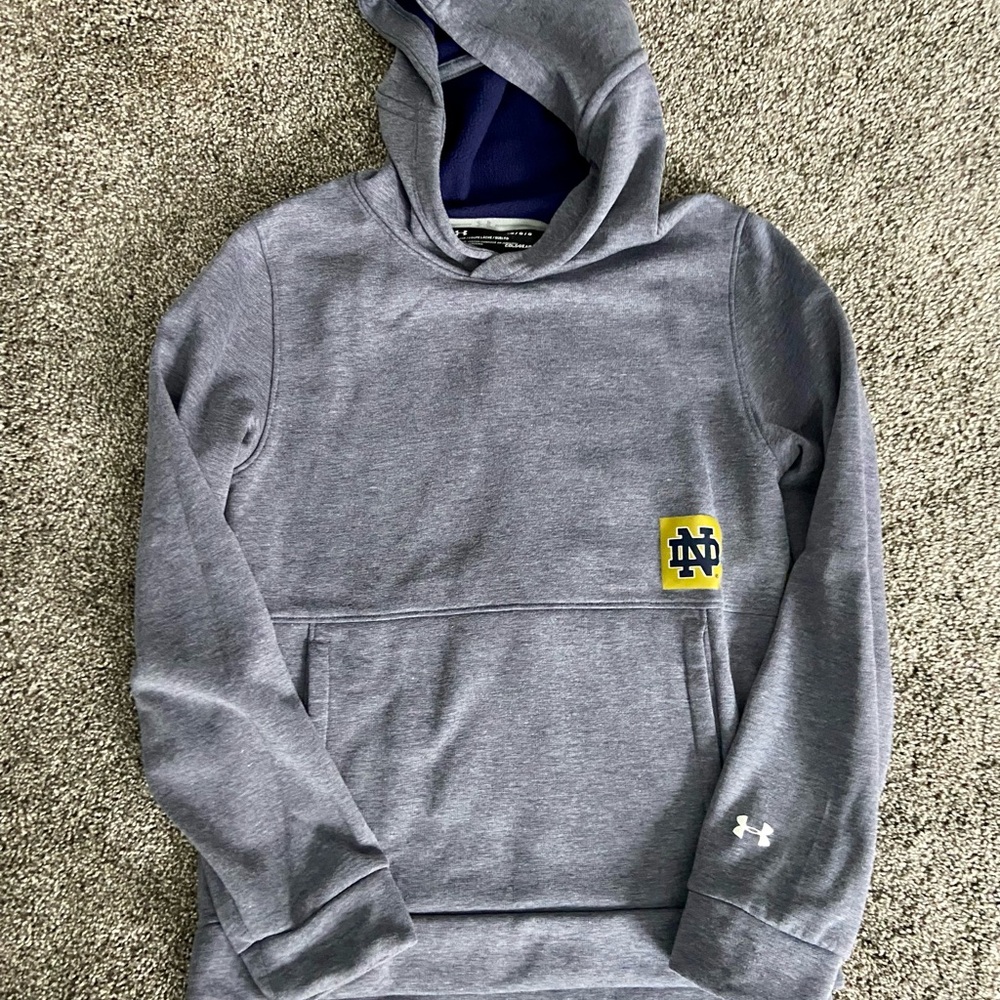 Women XS Notre Dame Heather Gray Hoodie